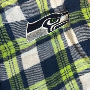 NFL Blue and Green Plaid Track Pants